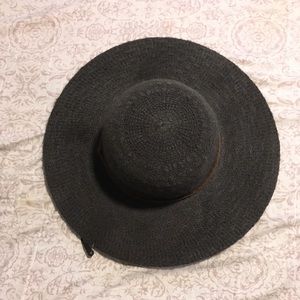 Grey stylish hat